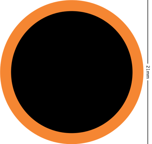 Łatki do dętek Q 21mm Maruni