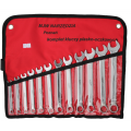 Zestaw kluczy płasko oczkowych 6-17mm