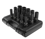 Zestaw nasadek udarowych długich 1/2" M7 15 sztuk 