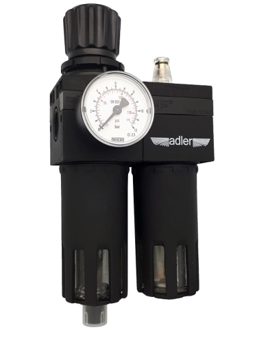 Reduktor ciśnienia z odwadniaczem i naolejaczem 1/2" MAXY