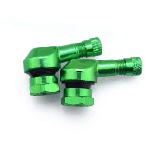 Zawór motocyklowy 90 stopni 11.3mm Zielony