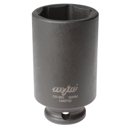 Nasadka udarowa długa 1/2" 6-kąt 32mm