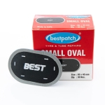 Łatki do napraw dętek SMALL OVAL 65x40mm BESTPATCH - 1 sztuka