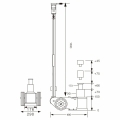 Podnośnik hydrauliczno pneumatyczny Snit S30-2EL 30/15 ton