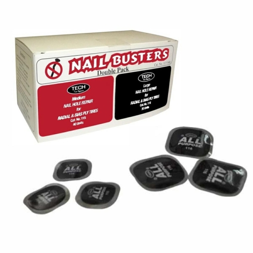 Łatki do opon uniwersalne TECH 115+116 45mm + 55mm