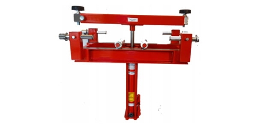 Podnośnik samochodowy kanałowy 3,5 t. hydrauliczny z trawersem i nasadką gumową ELEVADOR