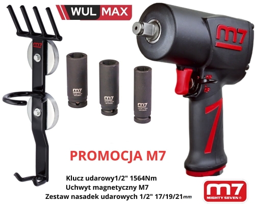 Klucz pneumatyczny 1/2" 1564 Nm NC-4277Q M7 Zestaw