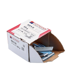 Ciężarek klejony ołowiany do kół ciężarowych HOFMANN Typ 551 50g(Pb)