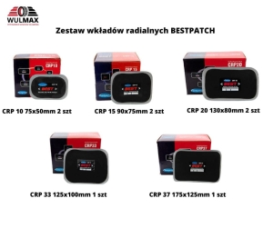 Zestaw wkładów radialnych BESTPATCH