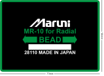 Wkład naprawczy do opon radialnych MR-10 56x77mm MARUNI