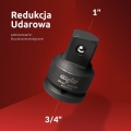 Redukcja udarowa 3/4''wewnątrz 1''zewnątrz MJW