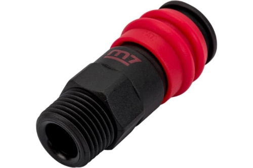 Szybkozłączka 1/4" z gwintem zewnętrznym kompozytowa M7