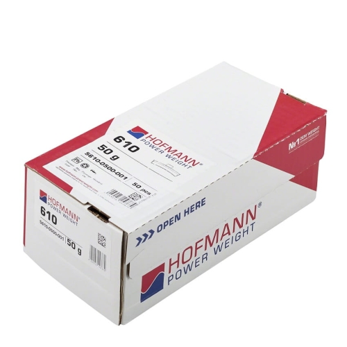 Ciężarki nabijane do felg aluminiowych 50g HOFMANN Typ610