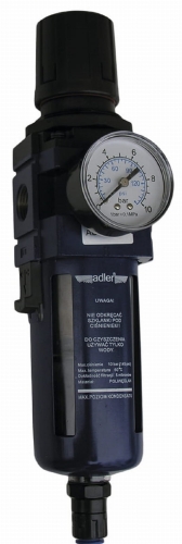 Reduktor ciśnienia z odwadniaczem 1/2" Adler