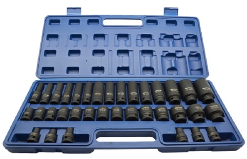 Zestaw nasadek udarowych 1/2" 35 sztuk ADLER