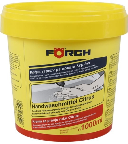 Pasta do mycia rąk cytryna 1 Litr FORCH