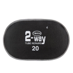 Łatki do napraw dętek owalne TECH T-20BK 160x100mm - 1 sztuka 