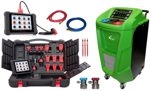 Automatyczna stacja klimatyzacji VIAKEN X545 + AUTEL MaxiSys MS906