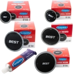 Zestaw łatek dętkowych BESTPATCH + klej 75ml