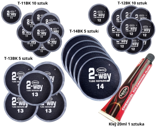 Zestaw łatek dętkowych TECH + aktywator 20ml