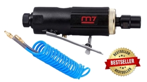 Zestaw szlifierka pneumatyczna prosta QA-111A M7 + przewód Rectus