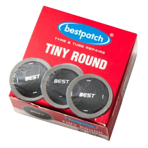 Łatki do napraw dętek TINY ROUND 25mm BESTPATCH - 100 sztuk