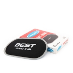 Łatki do napraw dętek GIANT OVAL 160x90mm BESTPATCH - 1 sztuka