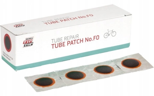 Łatki do dętek rowerowych Rema TipTop nr F0 16mm 10szt