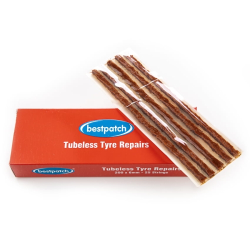 Sznur butylowy BESTPATCH do naprawy opon 6mm/200 - 5 sztuk