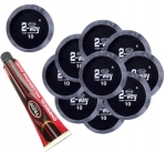 Zestaw łatek dętkowych  10BK TECH + klej 10ml Tech