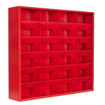 Szafka-kaseta na ciężarki Czerwona