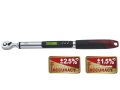 Klucz dynamometryczny elektroniczny wyświetlacz cyfrowy 1/2" 6,8-135Nm M7
