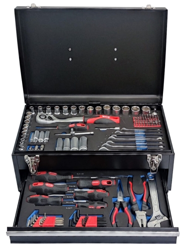 Skrzynka narzędziowa z wyposażeniem - 133 elementy ADLER