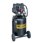 Kompresor tłokowy NUAIR SILTEK TB 50 V – wyciszony, bezolejowy, 50l