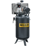 Kompresor tłokowy NUAIR 200 L – olejowy, pionowy zbiornik