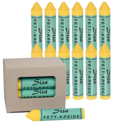 Kreda do opon żółta SISA - 12 sztuk