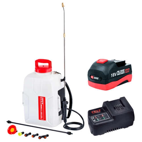 Opryskiwacz plecakowy akumulatorowy do chemii ze zbiornikiem 12L