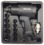 Klucz pneumatyczny 1/2" udarowy 1590Nm + 10 szt. nasadek 1/2" ADLER 