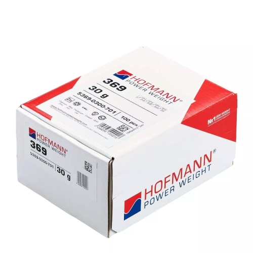Ciężarek klejony cynkowy Hofmann CIENKI Typ 369 (Zn) 30g | 4 x 5 i 4 x 2,5 g