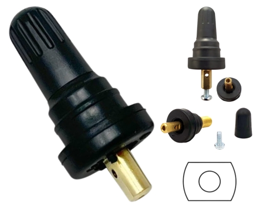Zawór wentyl do czujnika ciśnienia TPMS 412/Równoległy - 1 sztuka