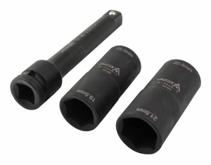 Zestaw nasadek udarowych + przedłużka 1/2" FORD - ASTA