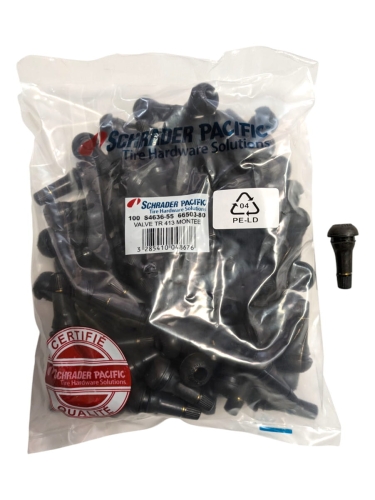 Zawór wentyl bezdętkowy TR 413 Schrader Pacific PREMIUM - 100 sztuk