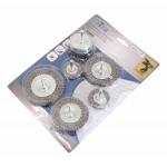 Szczotki druciane zestaw ASTA - 6 sztuk.