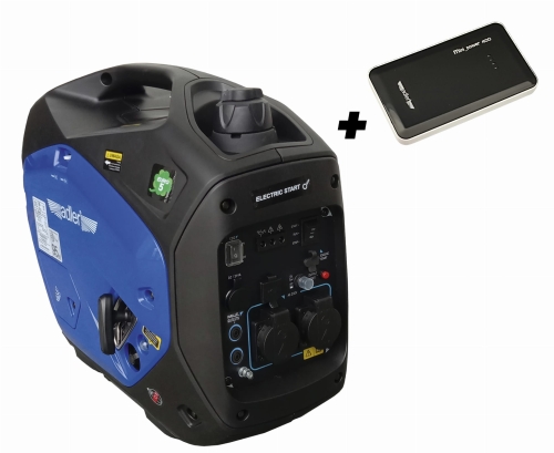 Agregat prądotwórczy inwertorowy z rozrusznikiem 230V AD-2200S/PLUS + MINI 400 Adler