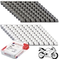 Zestaw ciężarków klejonych moto H706 szary + czarny -20 sztuk HOFMANN