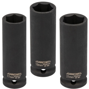 Zestaw nasadek udarowych 1/2" 17,19,21mm JONNESWAY