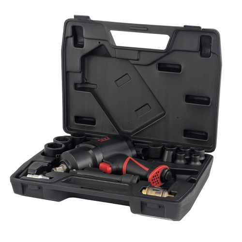 Klucz udarowy 1/2" 1627Nm NC-4255Q-KIT z zestawem nasadek M7