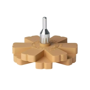 Krążek gumowy motylkowy do usuwania kleju + adapter