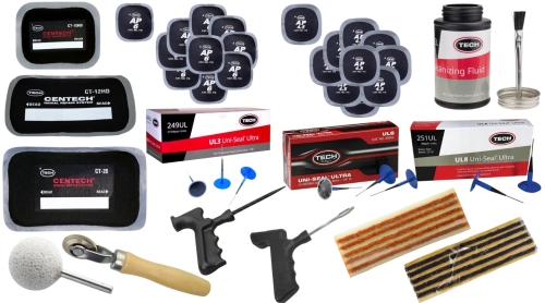 Zestaw wulkanizacyjny do naprawy opon TECH