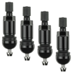 Zawór do czujnika ciśnienia TPMS 07B Czarny - 4 sztuki   